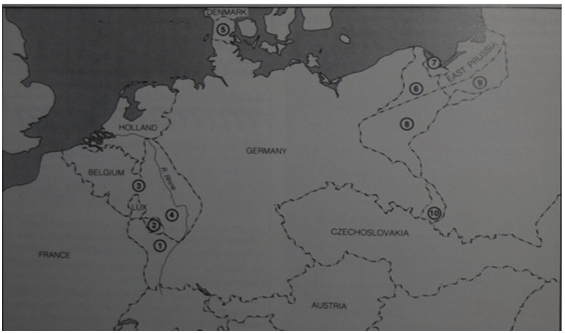 Almanya’nın Versay Antlaşması sonucu iade ettiği yerler