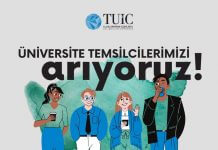 TUİÇ ÜNİVERSİTE TEMSİLCİLİĞİ İLANI