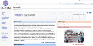 Uliwiki Web Sayfası